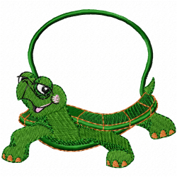 Turtle Embroidery Design 2 Turtle Embroidery Design 2
